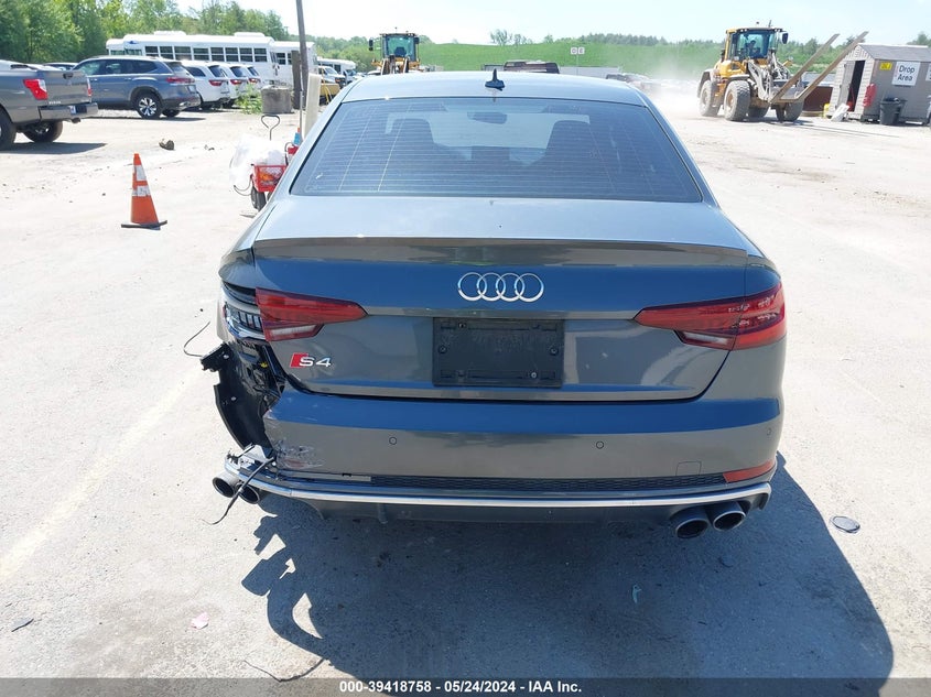 2018 AUDI S4 3.0T PREMIUM PLUS - WAUB4AF49JA121440
