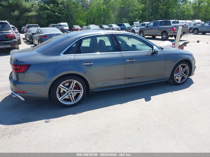 2018 AUDI S4 3.0T PREMIUM PLUS - WAUB4AF49JA121440