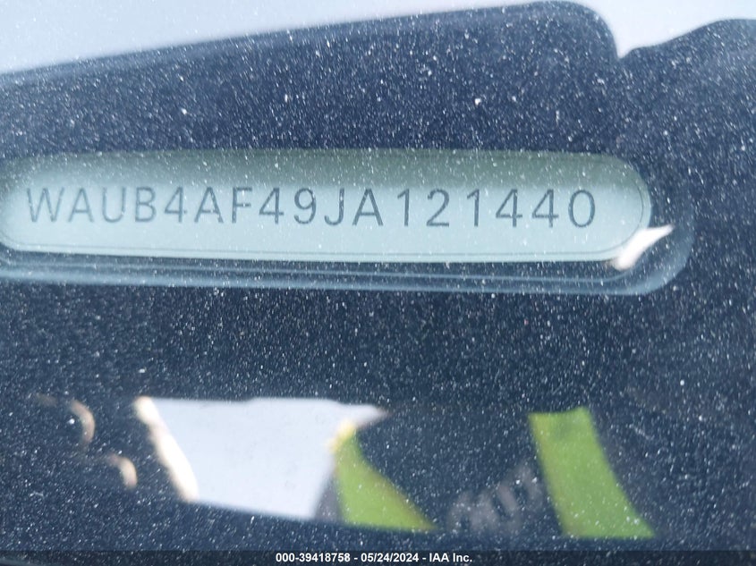 2018 AUDI S4 3.0T PREMIUM PLUS - WAUB4AF49JA121440