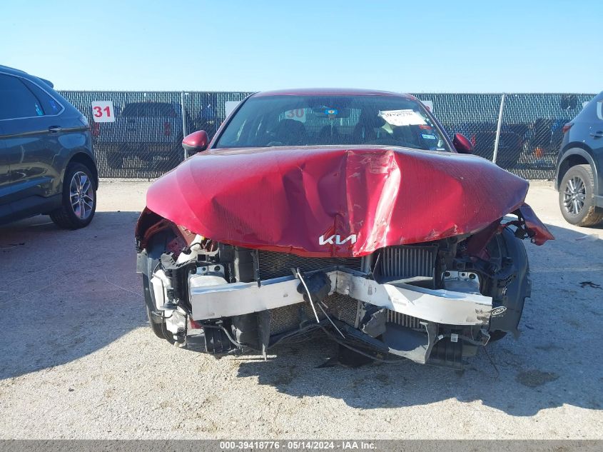 2022 Kia K5 Lx VIN: 5XXG24J29NG088469 Lot: 39418776