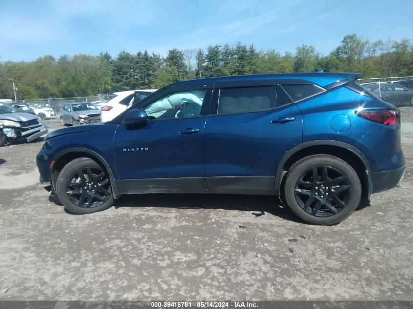 2022 Chevrolet Blazer Awd 2Lt VIN: 3GNKBHR48NS116822 Lot: 39418781