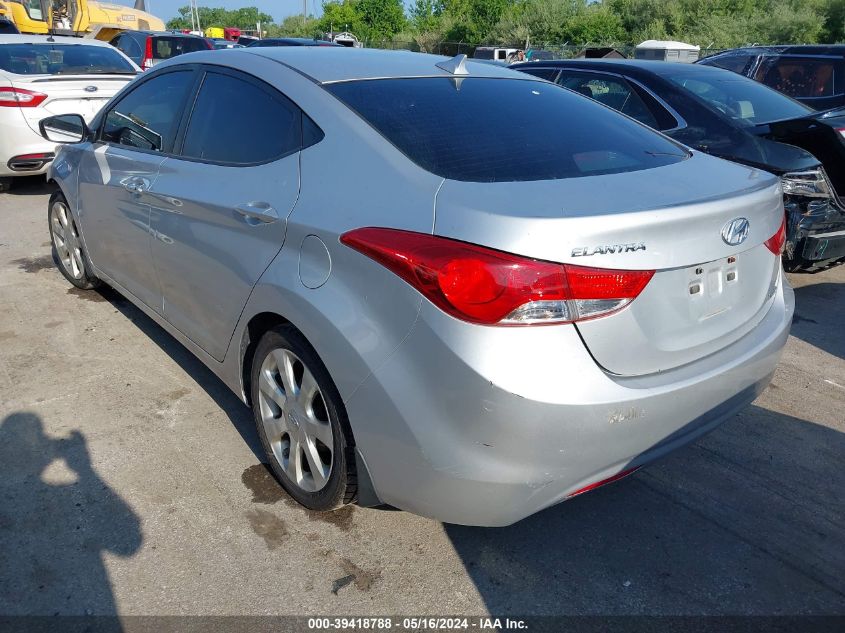 2012 Hyundai Elantra Limited (Ulsan Plant) VIN: KMHDH4AE9CU355124 Lot: 39418788