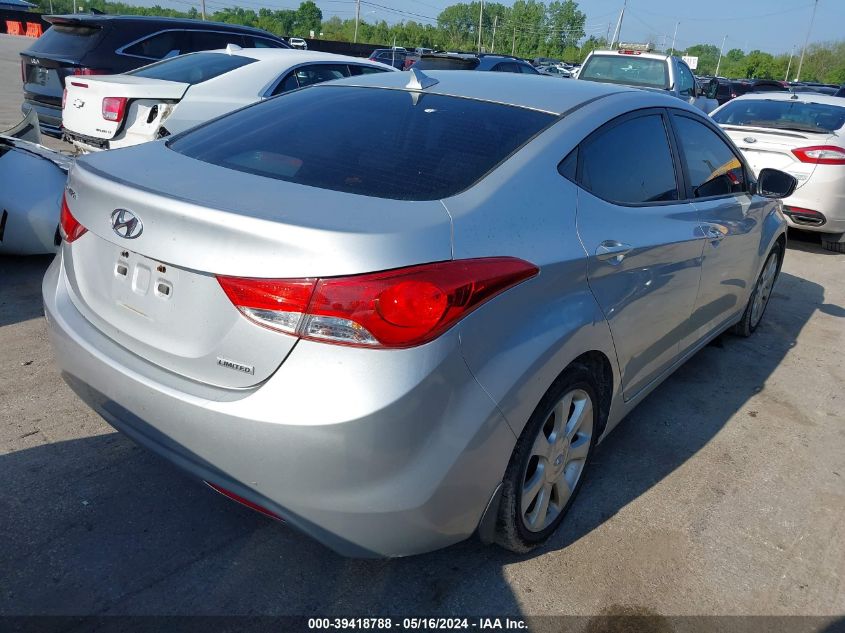 2012 Hyundai Elantra Limited (Ulsan Plant) VIN: KMHDH4AE9CU355124 Lot: 39418788