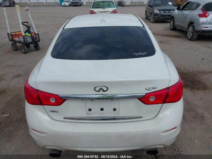 2017 Infiniti Q50 3.0T Signature Edition VIN: JN1EV7AR4HM838861 Lot: 39418792