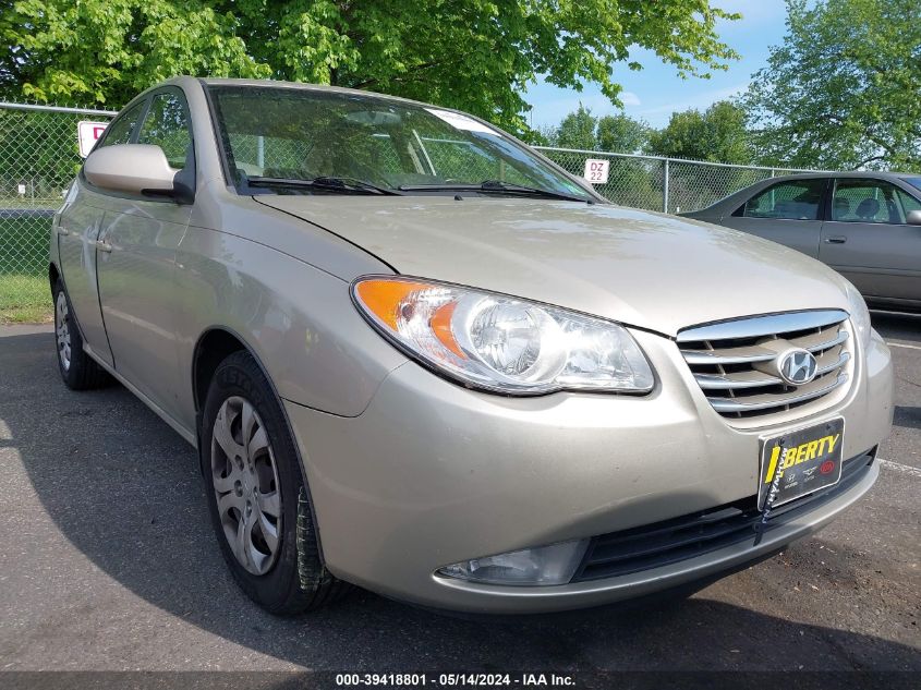 2010 Hyundai Elantra Gls VIN: KMHDU4AD8AU151267 Lot: 39418801