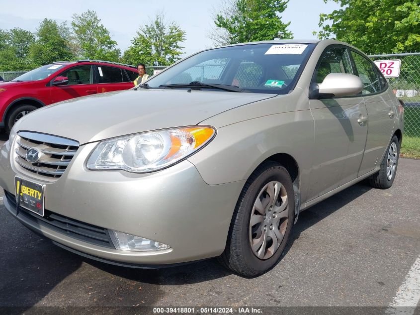 2010 Hyundai Elantra Gls VIN: KMHDU4AD8AU151267 Lot: 39418801