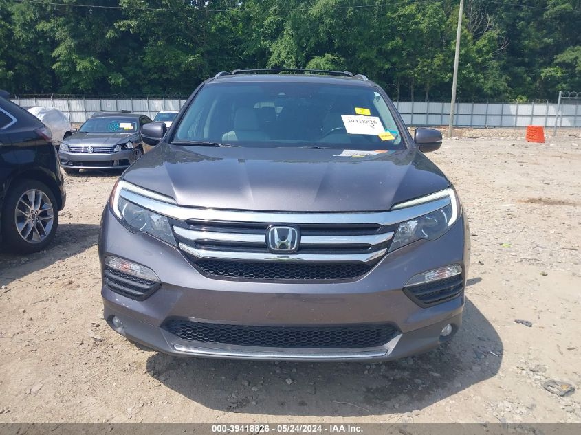 2017 Honda Pilot Elite VIN: 5FNYF6H03HB073370 Lot: 39418826