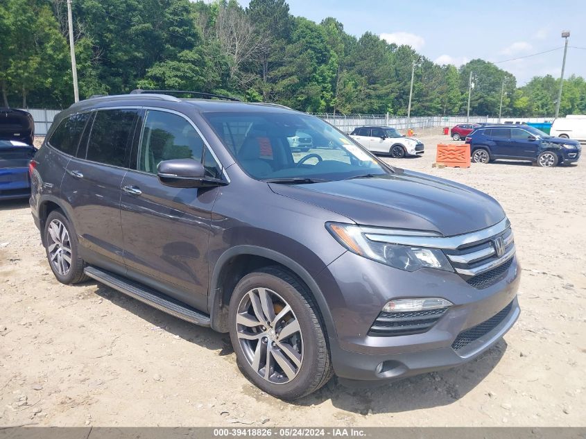 2017 Honda Pilot Elite VIN: 5FNYF6H03HB073370 Lot: 39418826