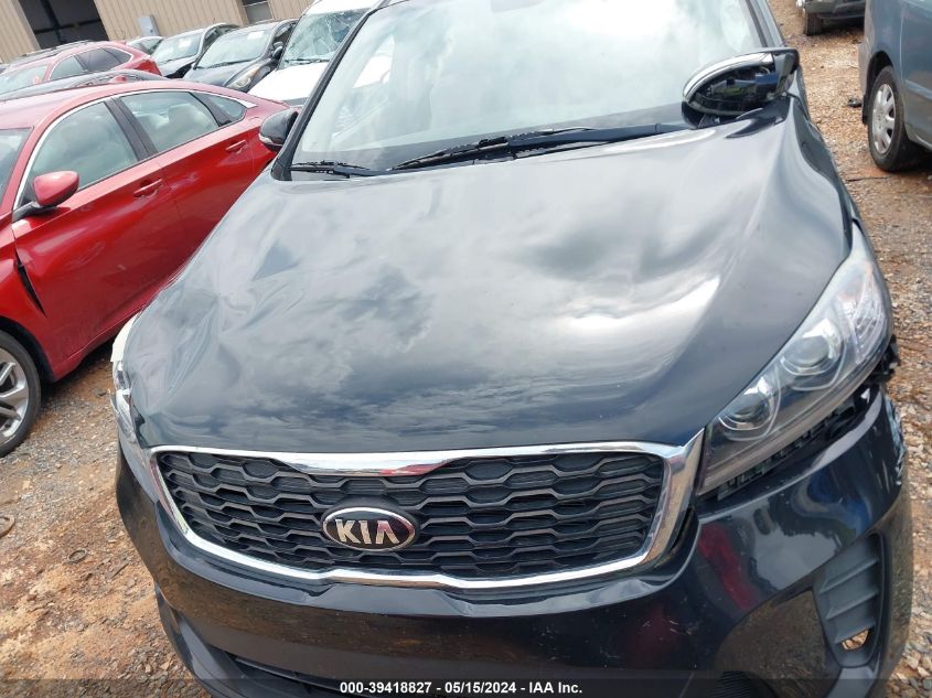 2019 Kia Sorento 2.4L Lx VIN: 5XYPG4A34KG447941 Lot: 39418827