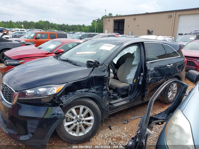 2019 Kia Sorento 2.4L Lx VIN: 5XYPG4A34KG447941 Lot: 39418827