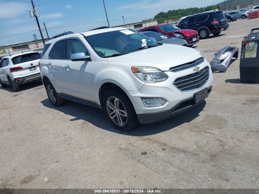 2016 Chevrolet Equinox Ltz VIN: 2GNFLGE34G6342329 Lot: 39418831