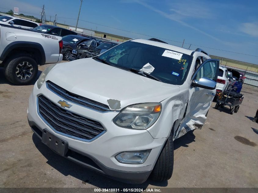 2016 Chevrolet Equinox Ltz VIN: 2GNFLGE34G6342329 Lot: 39418831