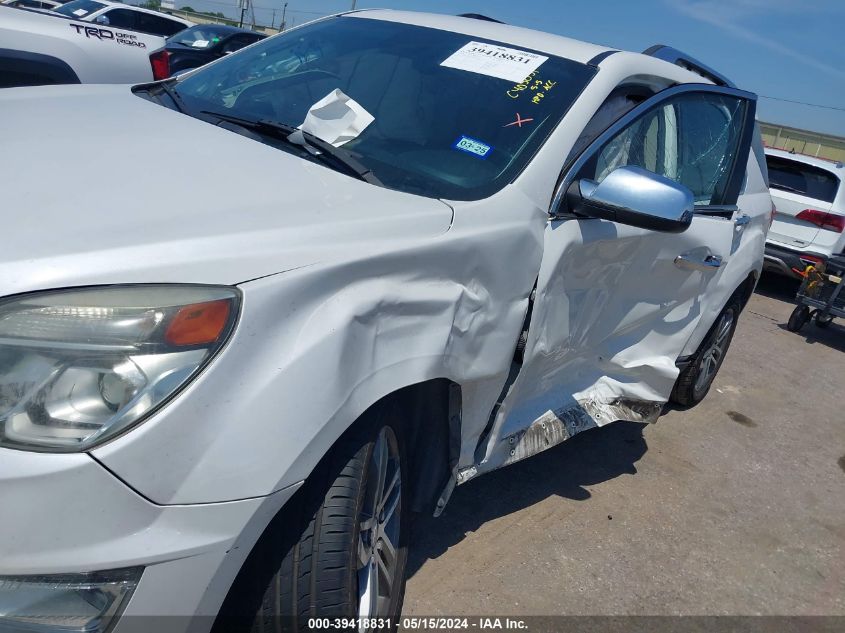 2016 Chevrolet Equinox Ltz VIN: 2GNFLGE34G6342329 Lot: 39418831