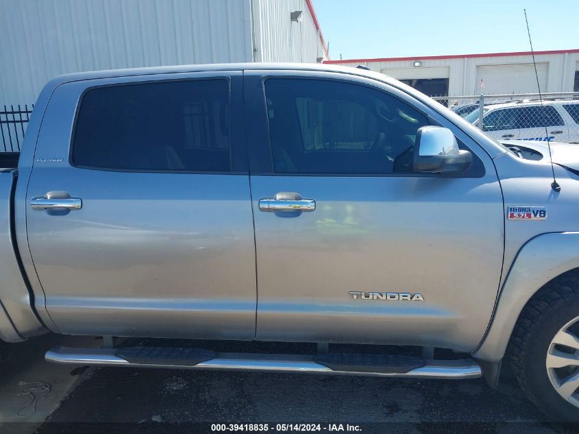 2013 Toyota Tundra Platinum 5.7L V8 VIN: 5TFFY5F12DX134473 Lot: 39418835