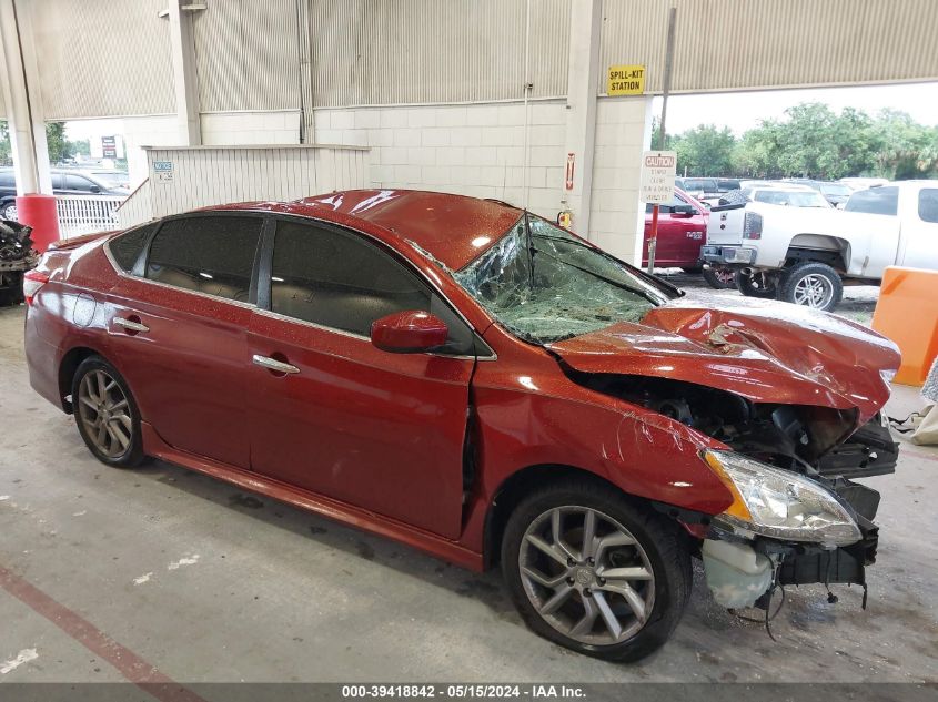 2013 Nissan Sentra Sr VIN: 3N1AB7APXDL758765 Lot: 39418842