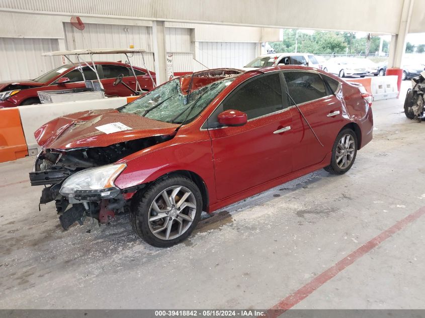 2013 Nissan Sentra Sr VIN: 3N1AB7APXDL758765 Lot: 39418842