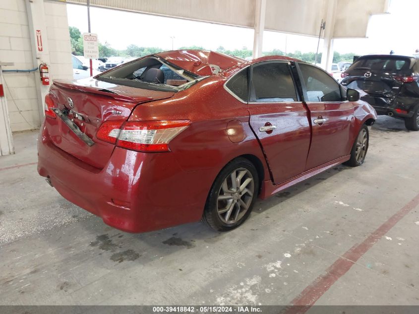 2013 Nissan Sentra Sr VIN: 3N1AB7APXDL758765 Lot: 39418842