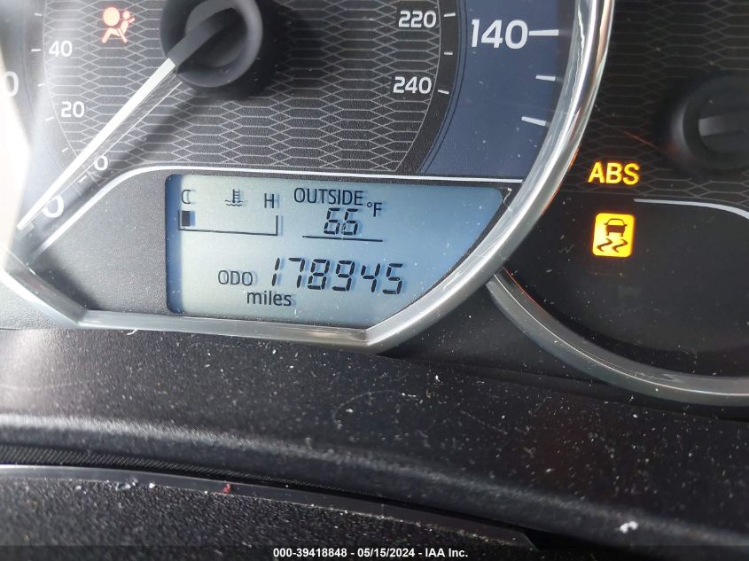 2016 Toyota Corolla Le VIN: 2T1BURHEXGC587275 Lot: 39418848