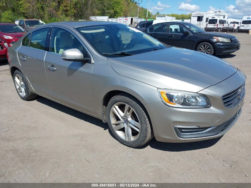 2015 Volvo S60 T5 Premier VIN: YV1612TB7F2306426 Lot: 39418851