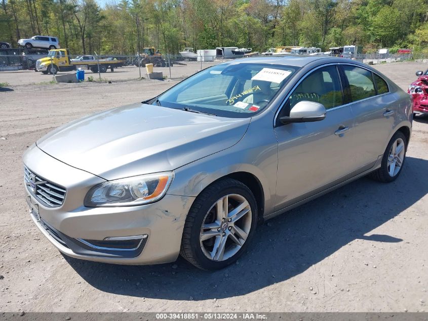 2015 Volvo S60 T5 Premier VIN: YV1612TB7F2306426 Lot: 39418851