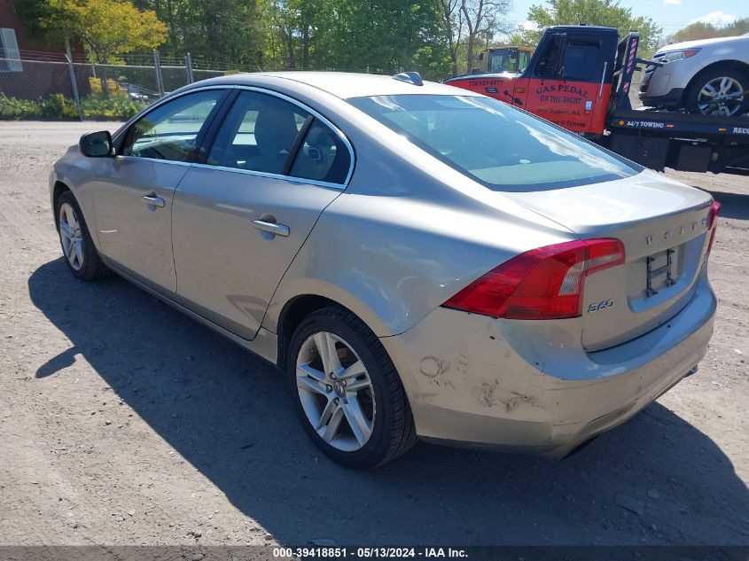 2015 Volvo S60 T5 Premier VIN: YV1612TB7F2306426 Lot: 39418851