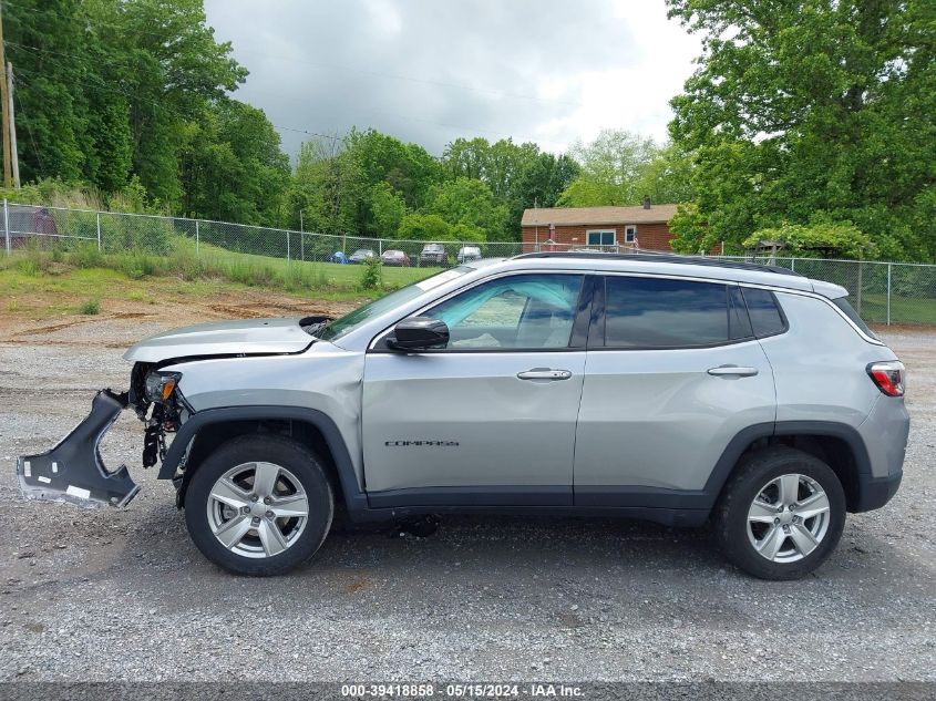 2022 Jeep Compass Latitude 4X4 VIN: 3C4NJDBB5NT103174 Lot: 39418858