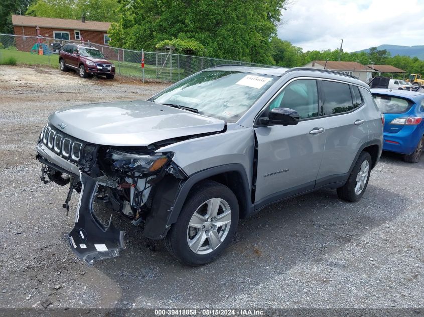 2022 Jeep Compass Latitude 4X4 VIN: 3C4NJDBB5NT103174 Lot: 39418858