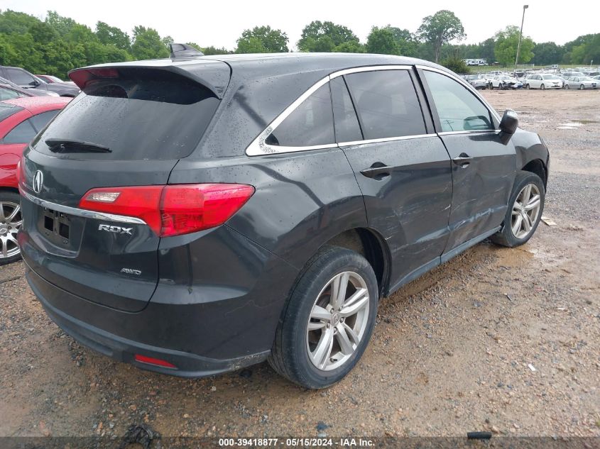 2013 Acura Rdx VIN: 5J8TB4H53DL004645 Lot: 39418877