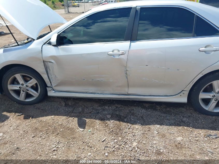 2012 Toyota Camry Se VIN: 4T1BF1FK5CU195110 Lot: 39418900