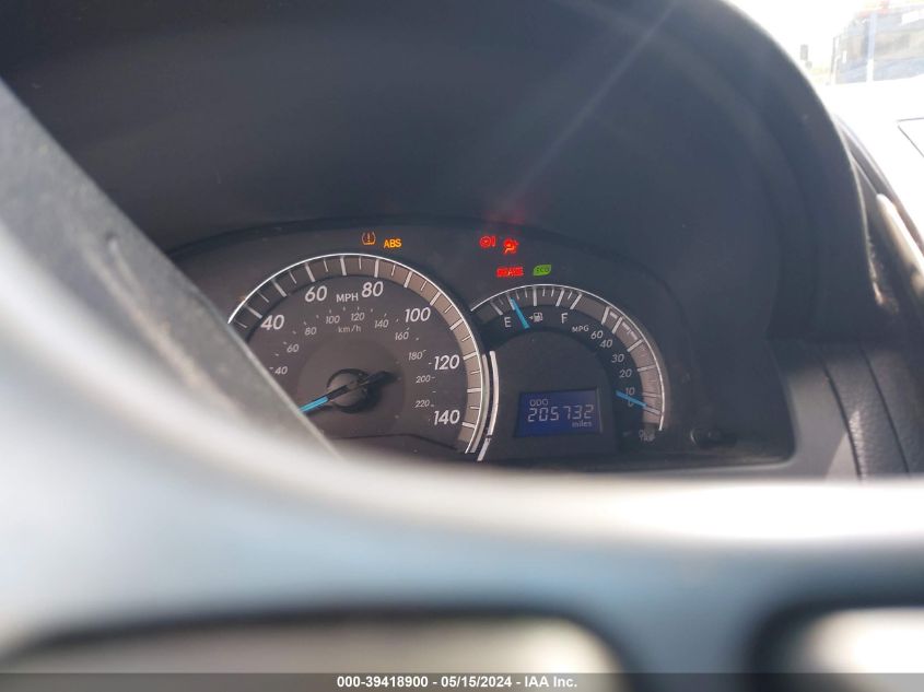 2012 Toyota Camry Se VIN: 4T1BF1FK5CU195110 Lot: 39418900