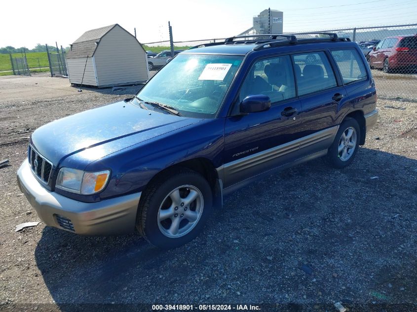 2002 Subaru Forester S VIN: JF1SF65552H709791 Lot: 39418901