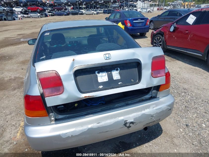 1998 Honda Civic Dx VIN: 2HGEJ6522WH580597 Lot: 39418911