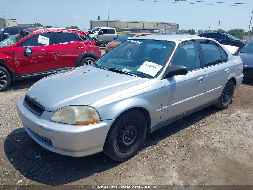 1998 Honda Civic Dx VIN: 2HGEJ6522WH580597 Lot: 39418911