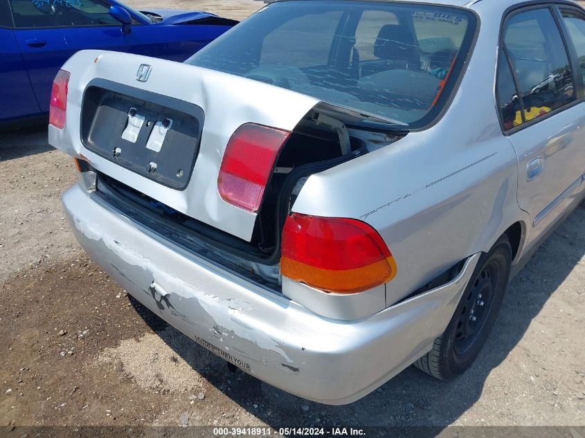 1998 Honda Civic Dx VIN: 2HGEJ6522WH580597 Lot: 39418911