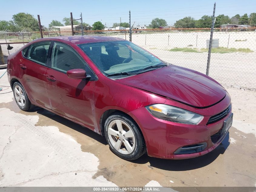 2015 Dodge Dart Sxt VIN: 1C3CDFBB9FD351028 Lot: 39418920