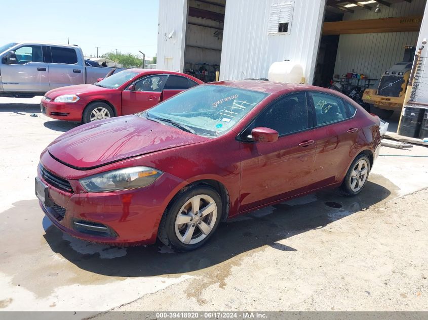 2015 Dodge Dart Sxt VIN: 1C3CDFBB9FD351028 Lot: 39418920