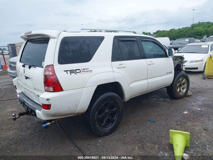 2004 Toyota 4Runner Sr5 Sport V8 VIN: JTEBT14R740031326 Lot: 39418921