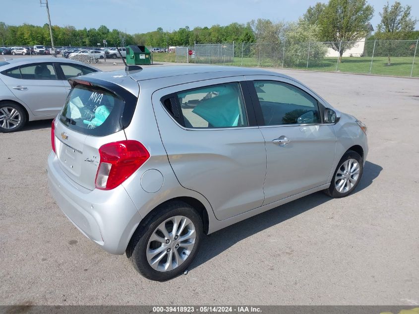 2022 Chevrolet Spark Fwd 2Lt Automatic VIN: KL8CF6SA5NC021798 Lot: 39418923