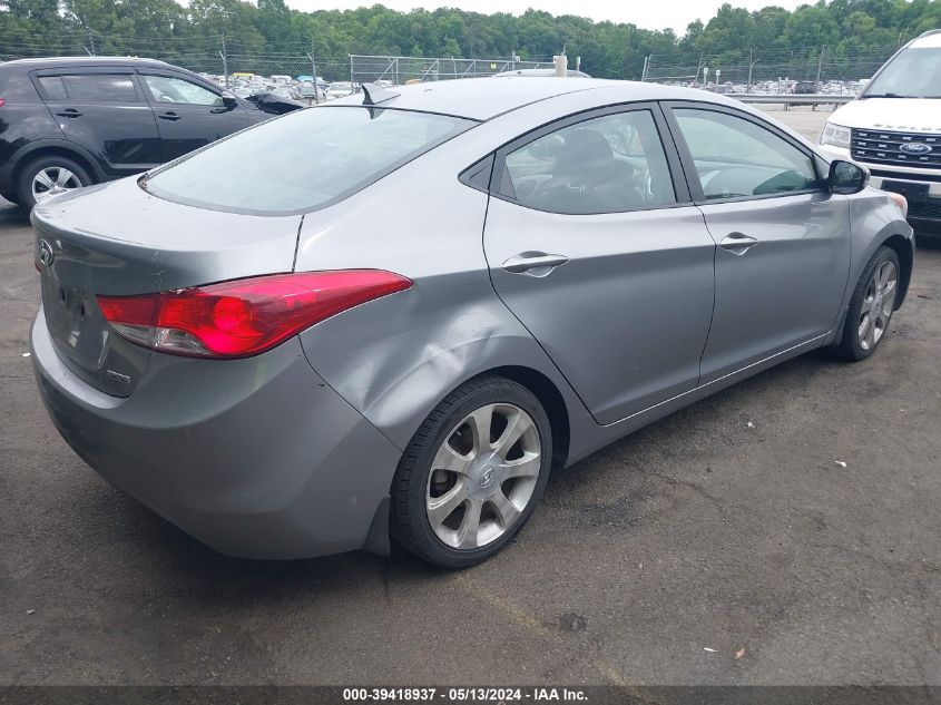 2012 Hyundai Elantra Limited (Ulsan Plant) VIN: KMHDH4AE7CU370754 Lot: 39418937