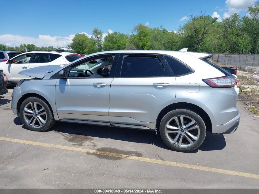 2017 Ford Edge Sport VIN: 2FMPK4AP5HBB06185 Lot: 39418949