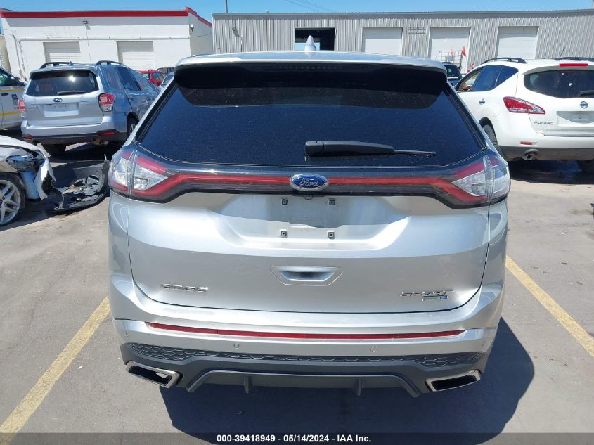 2017 Ford Edge Sport VIN: 2FMPK4AP5HBB06185 Lot: 39418949