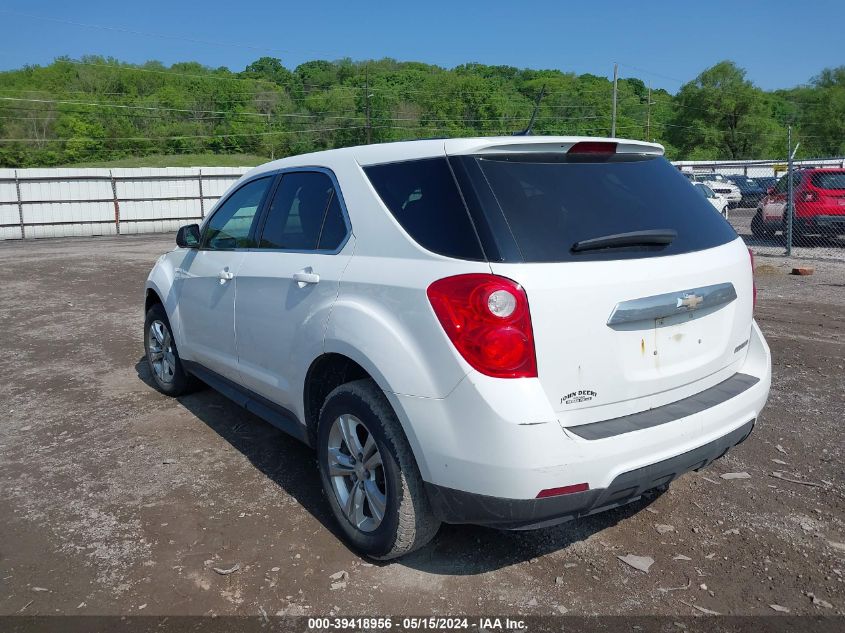 2014 Chevrolet Equinox Ls VIN: 2GNALAEK1E6338878 Lot: 39418956