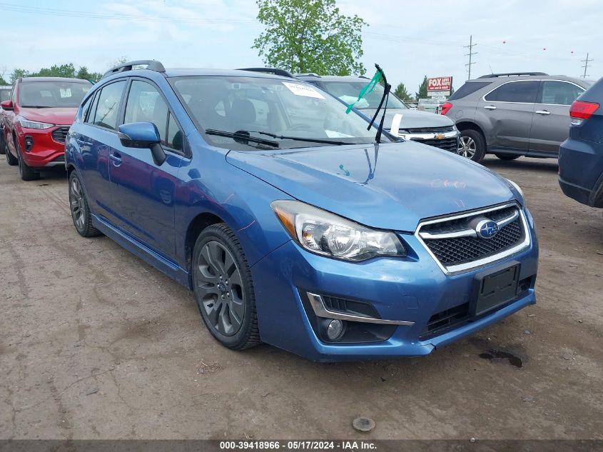 2015 Subaru Impreza Sport VIN: JF1GPAY62F8246475 Lot: 39418966