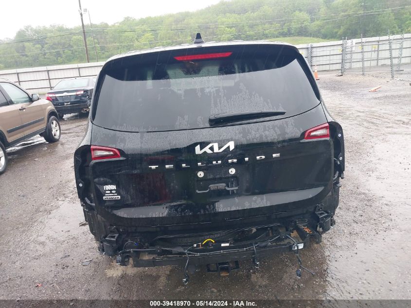 2022 Kia Telluride Lx VIN: 5XYP2DHC8NG260727 Lot: 39418970