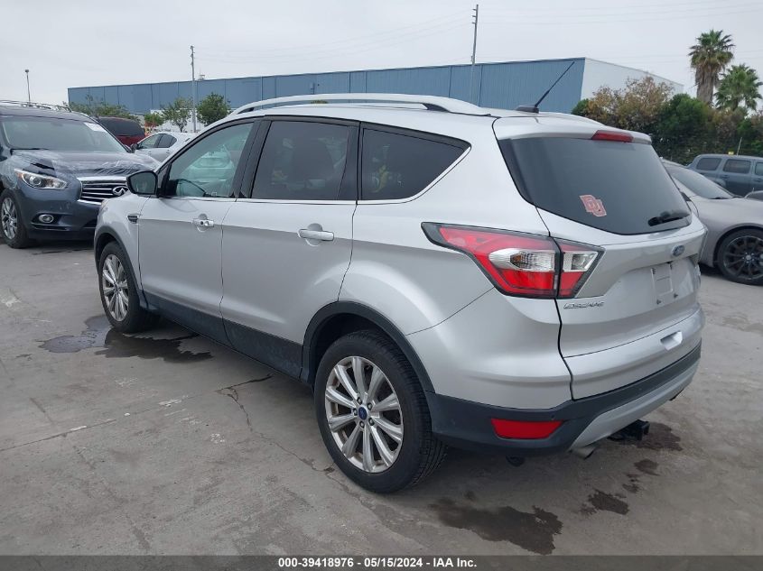 2017 Ford Escape Titanium VIN: 1FMCU0J96HUA04245 Lot: 39418976