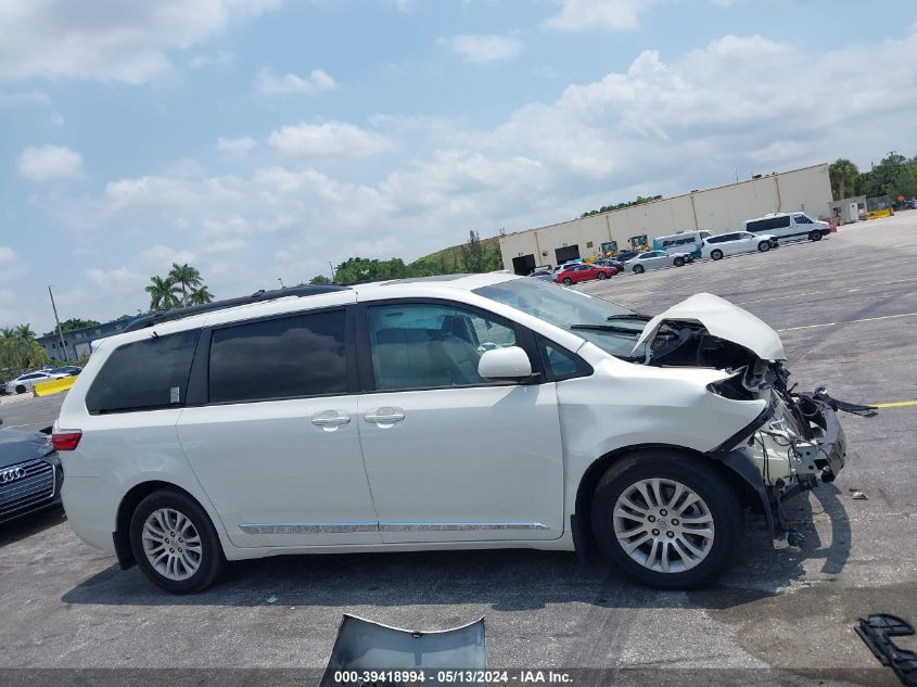 2017 Toyota Sienna Xle Premium 8 Passenger VIN: 5TDYZ3DC0HS797583 Lot: 39418994