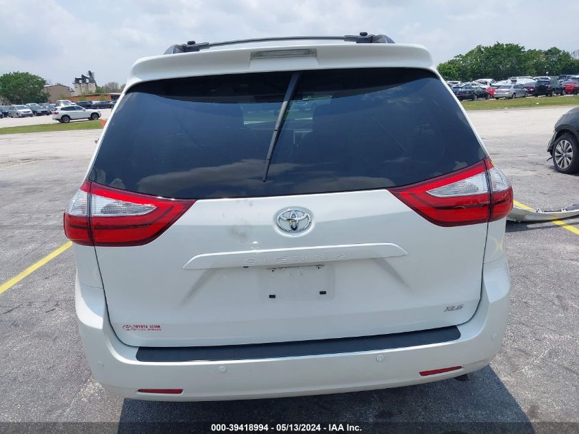 2017 Toyota Sienna Xle Premium 8 Passenger VIN: 5TDYZ3DC0HS797583 Lot: 39418994