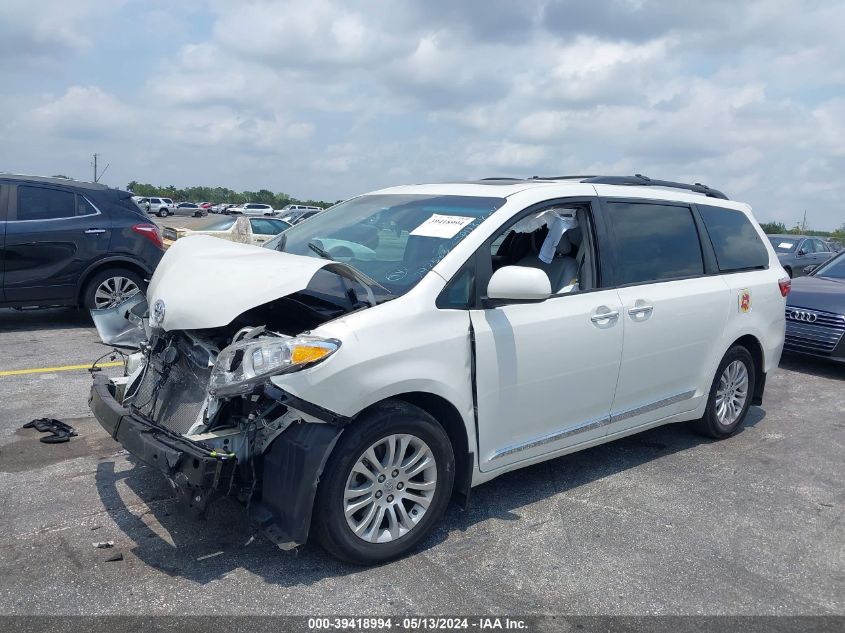 2017 Toyota Sienna Xle Premium 8 Passenger VIN: 5TDYZ3DC0HS797583 Lot: 39418994