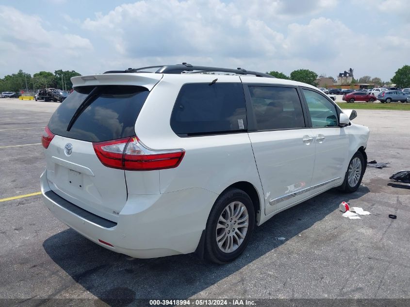 2017 Toyota Sienna Xle Premium 8 Passenger VIN: 5TDYZ3DC0HS797583 Lot: 39418994