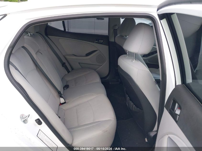 2013 Kia Optima Lx VIN: 5XXGM4A79DG139795 Lot: 39419017